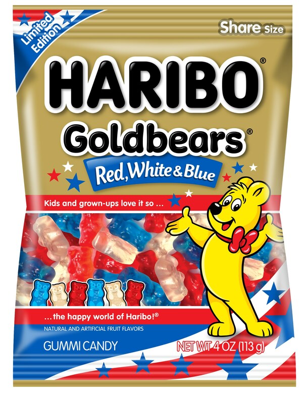 Haribo Goldbears Red,White & Blue