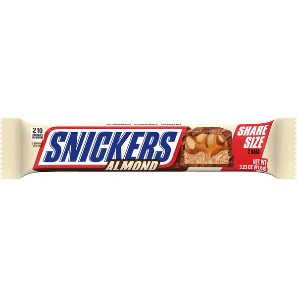 Snickers Almond Share Size - 2 BarsVisit