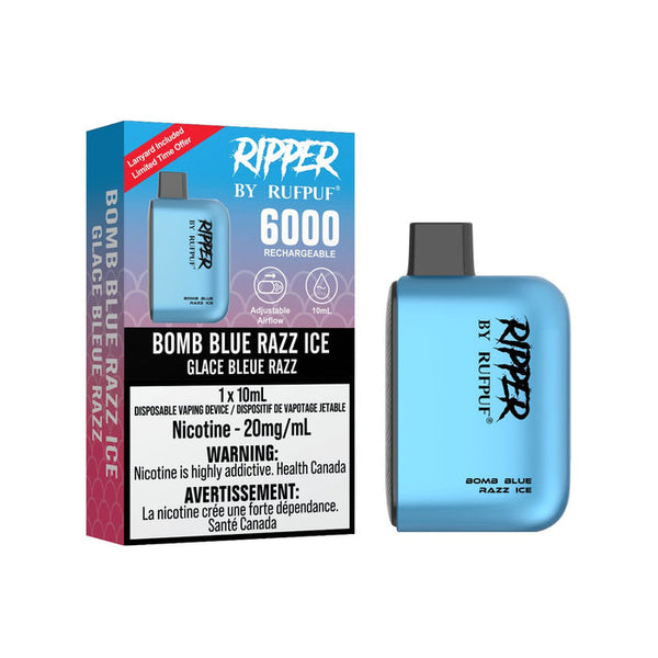 Rufpuf Ripper Blue razz Ice 8000
