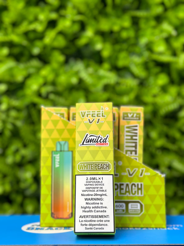 VFEEL V1 White Peach 6000 Puffs