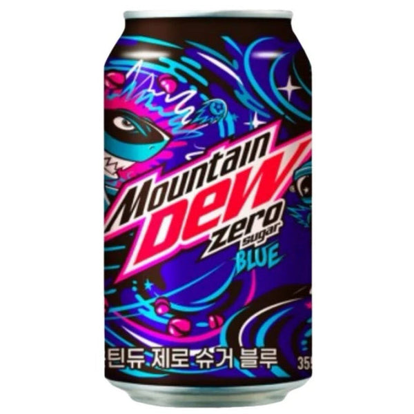 mountain dew zero sugar blue 355ml