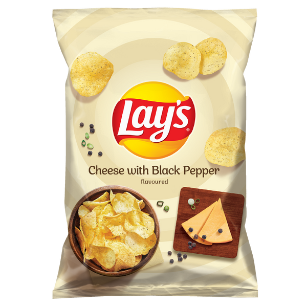 Lays Cheese with Black Pepper