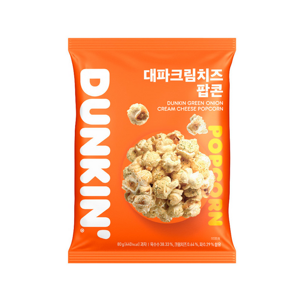 Dunkin Green onion cream cheese popcorn