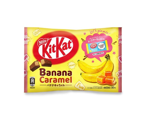 Japanese Kitkat Banana Caramel