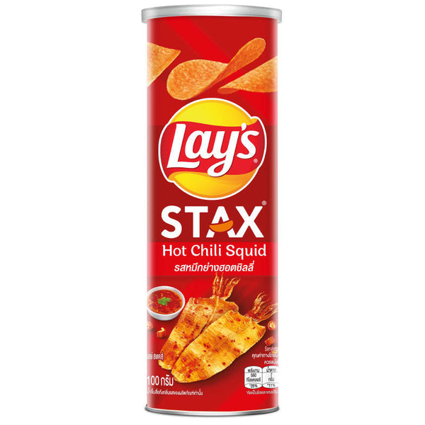 Lays Stax Hot Chili Squid 100g