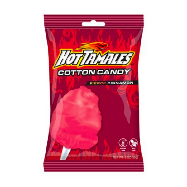 Hot Tamales Cotton Candy Fierce Cinnamon Flavored 85g