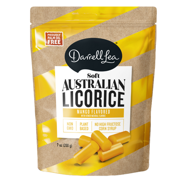 Darrell Lea Soft Australian Licorice Mango Flavoured