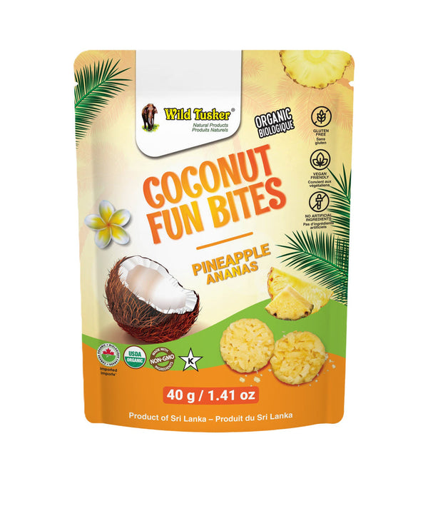 Wild Tusker Coconut Bites Pineapple 40g