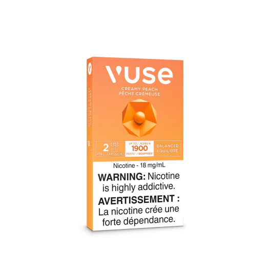 vuse creamy peach  pod