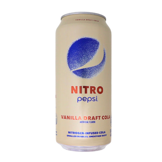 Pepsi Nitro Vanilla Draft Cola 13.65oz