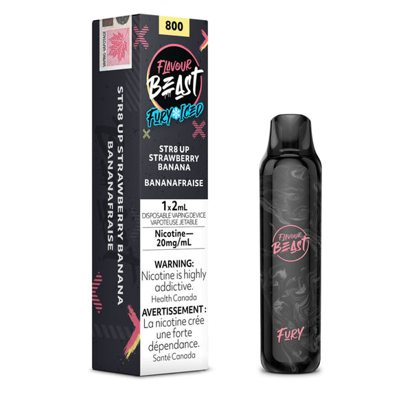 Flavour Beast Str Strawberry Banana iced 800