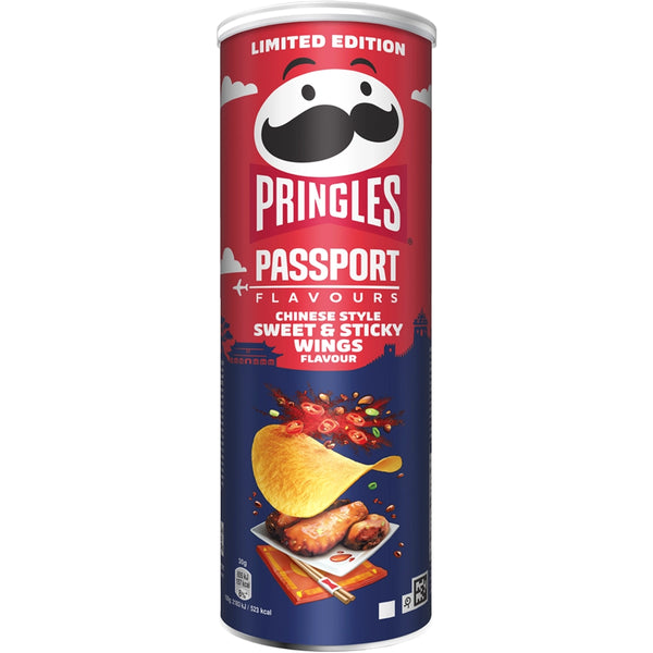 Pringles Passport Chinese Style Sweet & Sticky Wings Flavour 165g