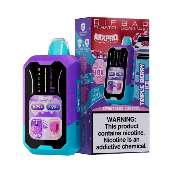 RIfbar MIxpro 40k (Triple Berry Ice)