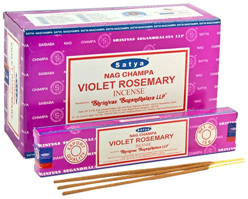 Satya Incense Violet Rosemary