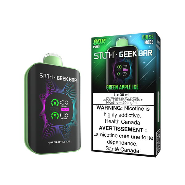 Stlth Geekbar Green Apple Ice 80k