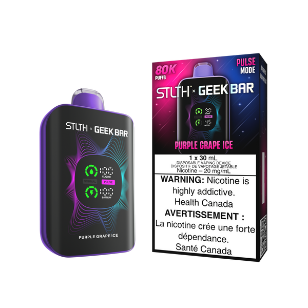 Stlth Geekbar Purple Grape ICe 80k