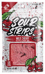 Sour Strips Wildcherry