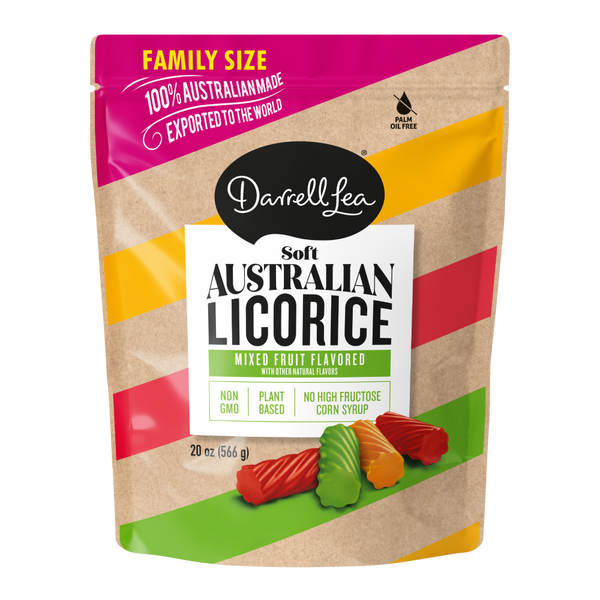 Darrell Lea Soft Australian Licorice Mix Fruit Flavoured