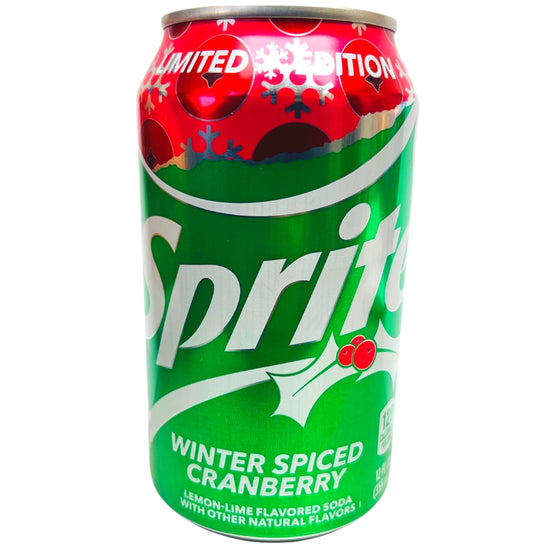Sprite Zero Sugar Winter Spiced  Cranberry 355ml