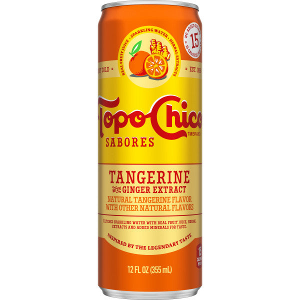 Topo Chico Tangerine Ginger Extract 355ml