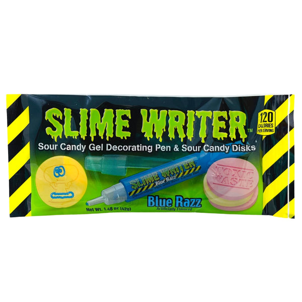 Slime Licker Slie Writer Sour Candy Gel Decorating Pen & Sour Candy Disks