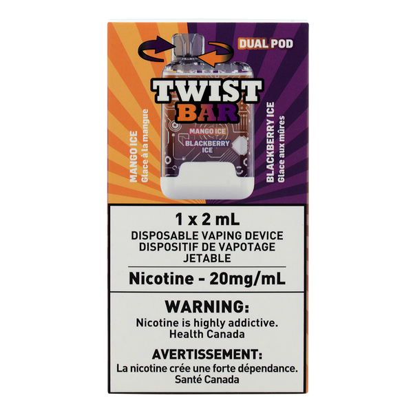 Twist Bar Mango Ice & Blackbeery Ice