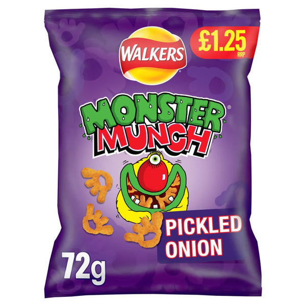 Walkers Monster Munch P-P-Picked Onion 72g