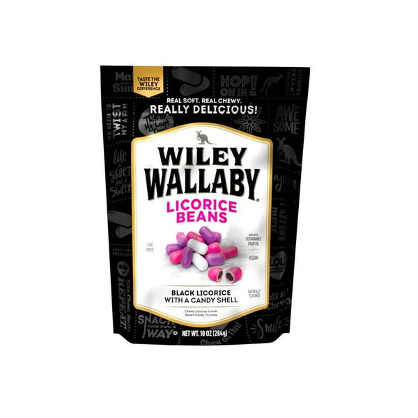 Wiley Wallaby Black Beans with candy Shell