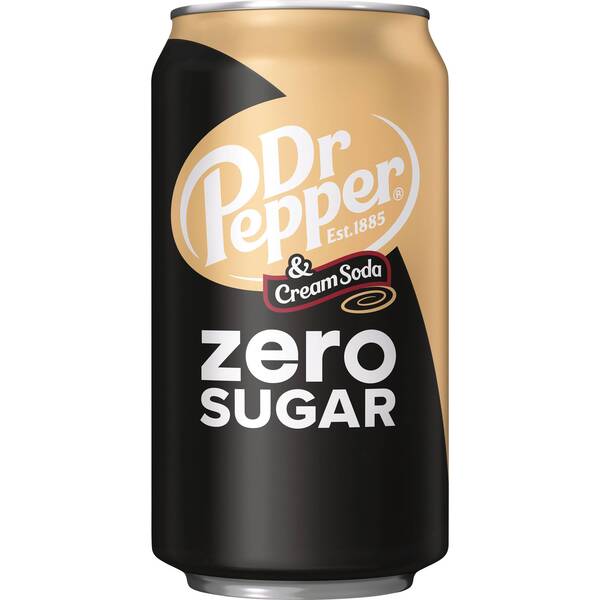 Dr Pepper Cream Soda Zero Sugar 350ml