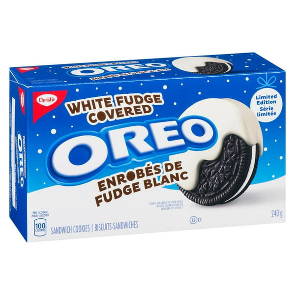 Oreo White Fudge Covered 224g