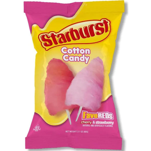 Starburst Cotton Candy Cherry & Strawberry 88g