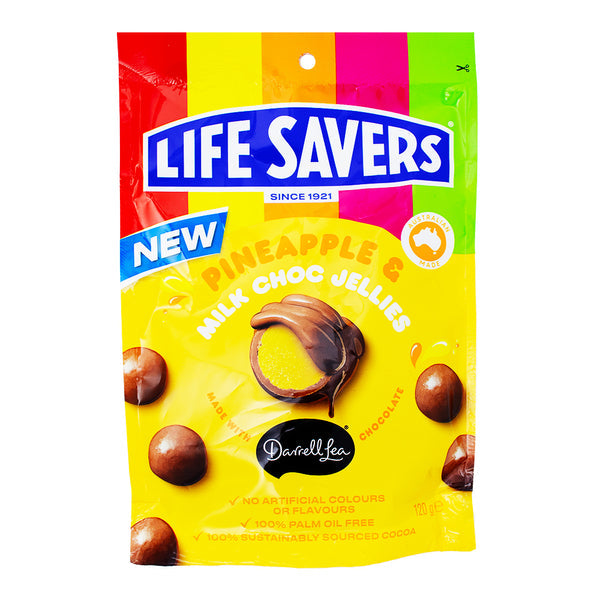 Life Savers Pineapple & Milk Choc jellies