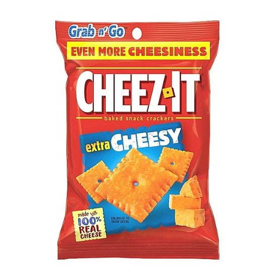 Cheez-It Baked Snack Crackers Extra Chessy Flavour