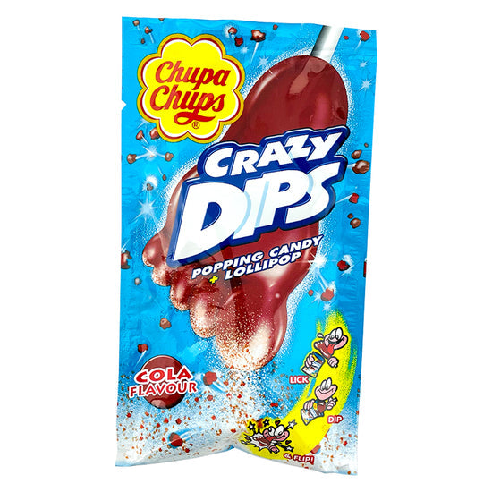 Chupa Chups Crazy Dips Strawberry Flavour