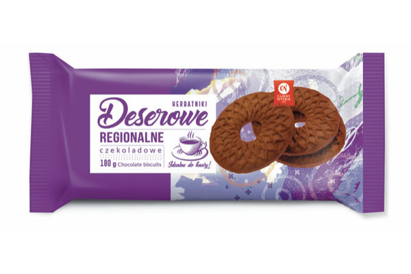 Cukry Nyskie Deserowe Chocolate Biscuits 180g