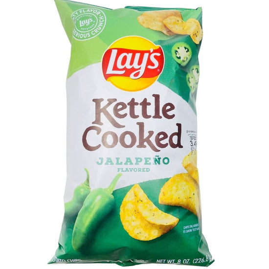 Lays Kettle Cooked Jalapeno Flavour 226g