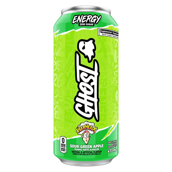 Ghost Energy Zero Warheads Sour Green Apple