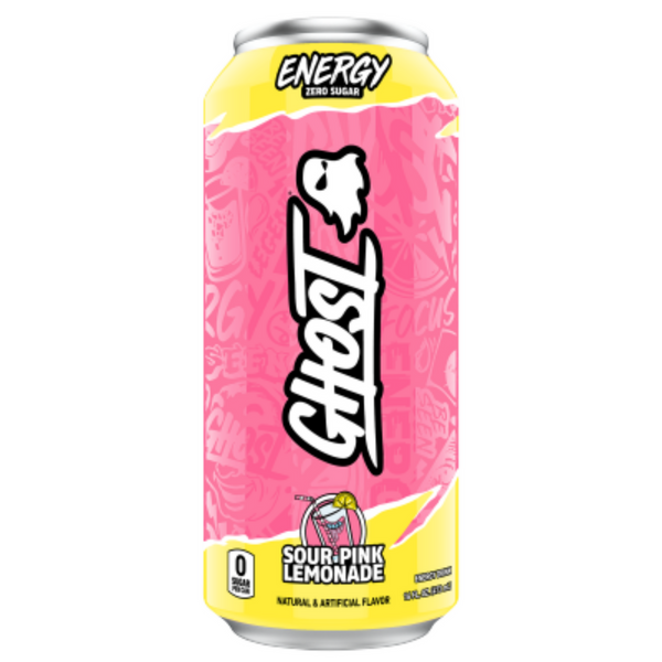 Ghost Energy Zero Sugar Sour Pink Lemonade 473ml