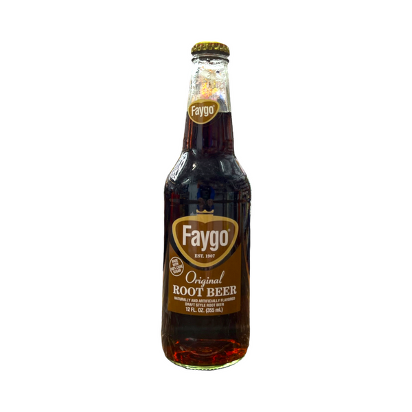 Faygo Glass Original Root Beer 355ml