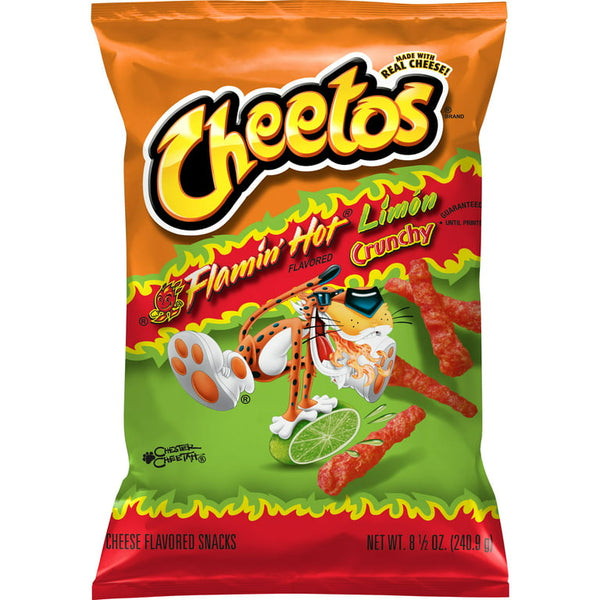 Cheetos Flamin Hot Limon Crunchy