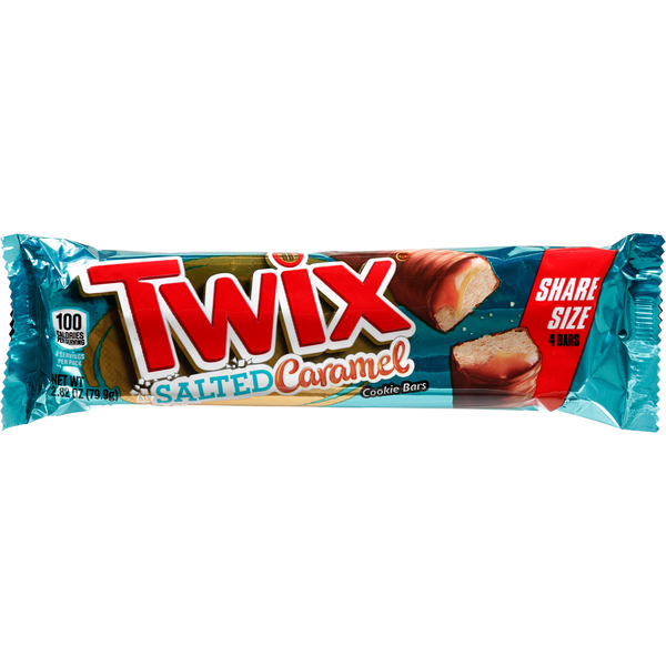Twix Salted Caramel Cookie Bars Share Size 79.9g