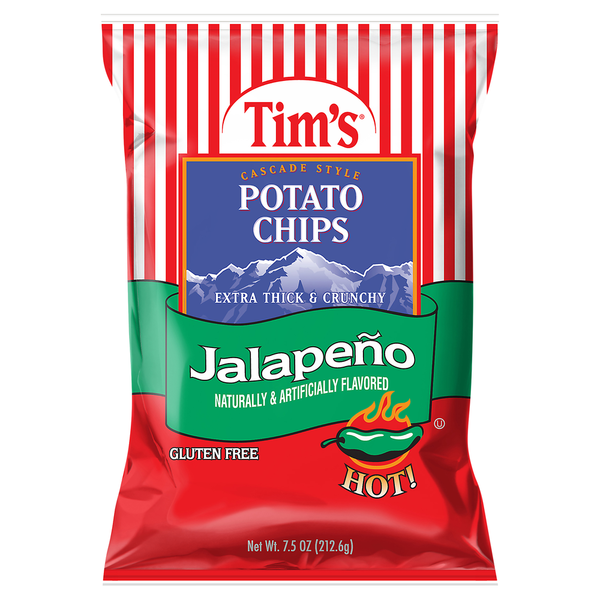 TIm's Potato Chips Jalapeno Hot 212.6g