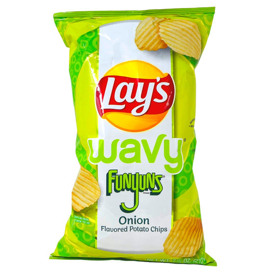 Lay's Wavy Funyuns Onion Flavoured Chips – Smoke2Snack