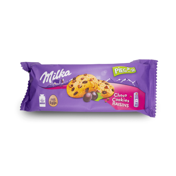 Milka Pieg Ski Choco Cookies Raisins 100G
