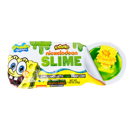 Kadunks Nickelodeon Slime Green Apple & Pineapple Gummies 54g