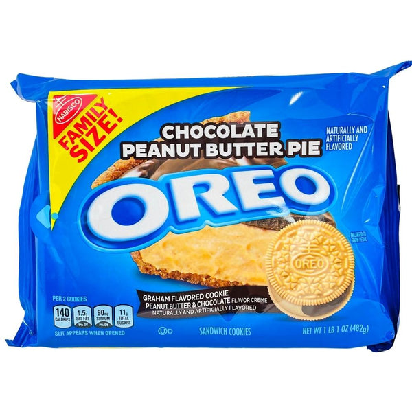 Oreo Chocolate Peanut Butterpie Family size 482g