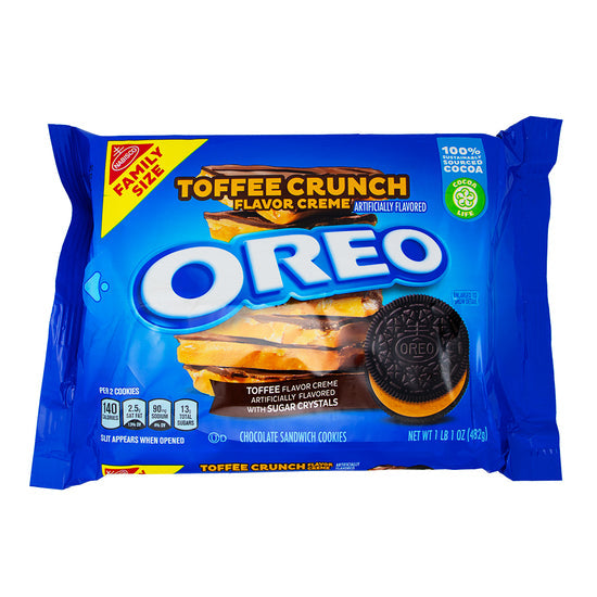 Oreo Toffee Crunch Family Size 482g