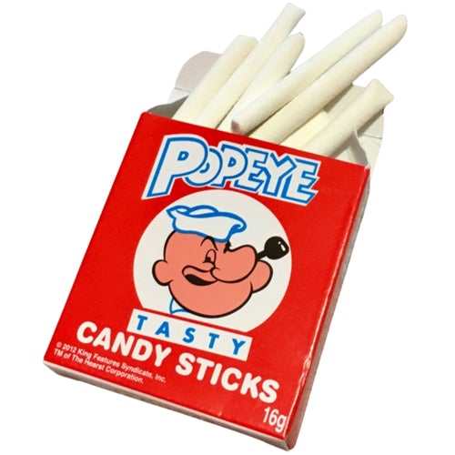 Popeye  Tasty Candy Sticks 16g