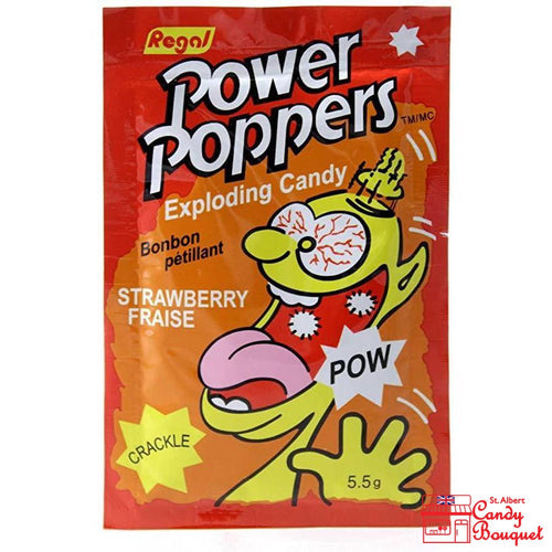 Regal Power Poppers Popping Candy Strawberry 5.5g