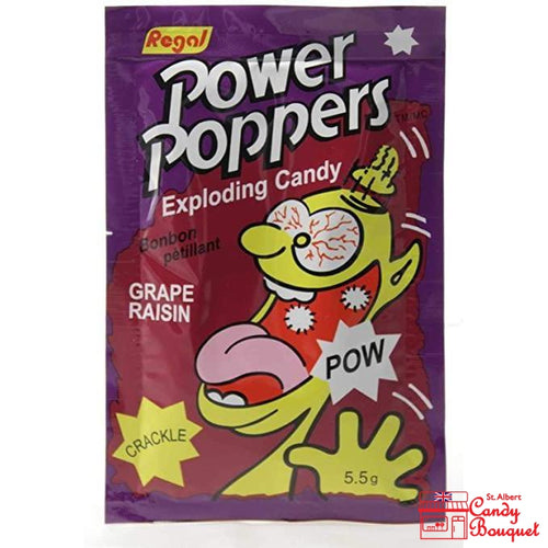 Regal Power Poppers Popping Candy Grape 5.5g